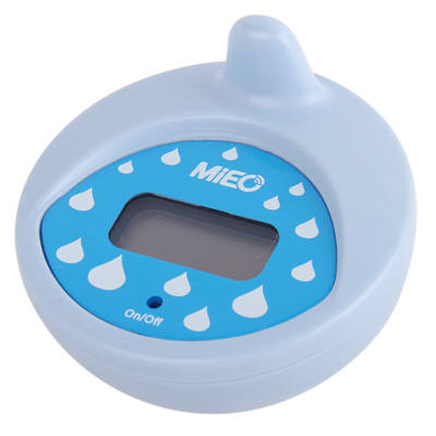 HIPS Plastic Case Glass Tube Baby Bath Thermometer - Click Image to Close